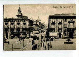 3092419 ITALY Catania Via Stesicoro Etnea TRAM Vintage PC