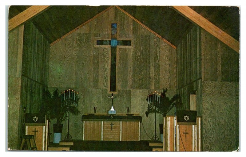 Lutheran Church Camp, Camp Chapel, Clintonville, WI Postcard *6E(2)16