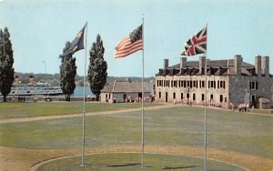 Historic Flags Youngstown, New York Postcard