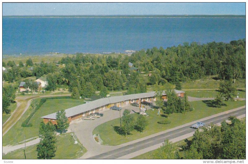 Aerial View, Pleasant Manor Motel, COLLINGWOOD, Ontario, Canada, 40-60´s