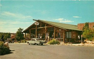 Auto Truck Grand Canyon National Park Arizona Bright Angel Lodge Postcard 12566