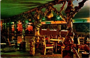 Interior Cowboy Bar Jackson Hole Wyoming Postcard