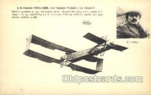 M. Colliex Early Air Airplane Unused 