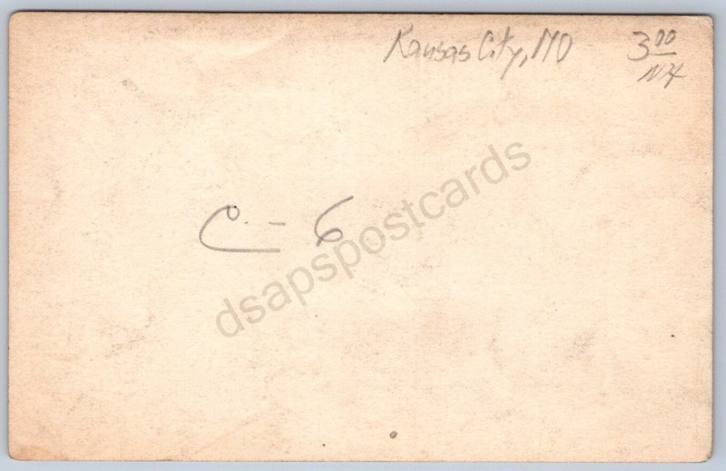 K45/ Kansas City Missouri Non-Postcard Photograph c20s Railroad Work 220