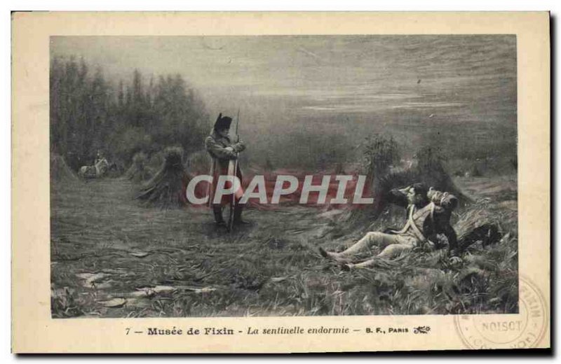 Old Postcard Napoleon 1st Museum of Fixin The sleeping sentinel