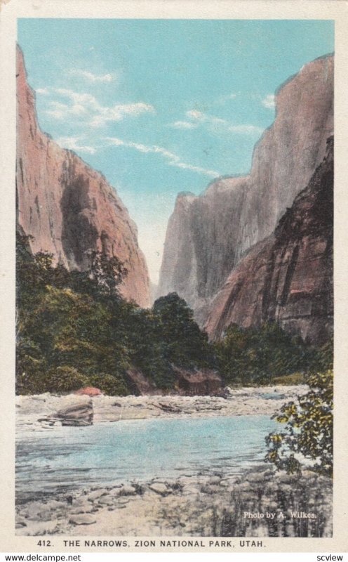 Zion National Park, 1910s; The Narrows