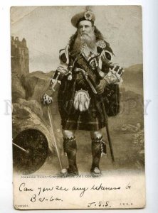 247870 Scottish Highland Chief costume XVII century Vintage PC