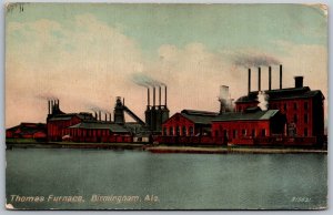 Vtg Birmingham Alabama AL Thomas Furnace Pioneer Mining & Manufacturing Postcard