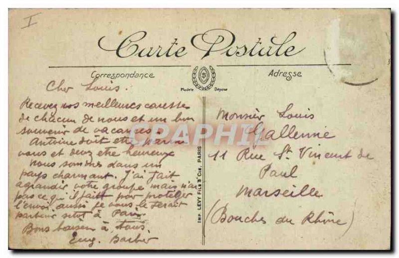 Old Postcard Montargis Garden Durzy