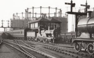 LMS Railway Class 2-4-0 St Pancreas Station Train Photo