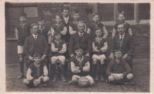 Chesterton Football Youth Club Church Of England School Old Postcard