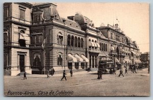 Buenos Aires Casa de Cobierno  Argentina    Postcard