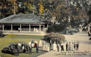 Chester West Virginia c1910 Postcard Ye Olde Mill Rock Springs Amusement Park