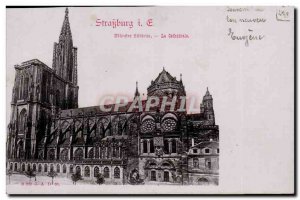 Strassburg Old Postcard The cathedral