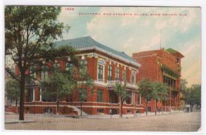 Southern Athletic Club Birmingham Alabama 1910 postcard