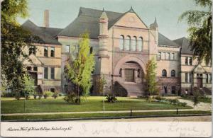 Alumni Hall Knox College Galesburg IL Illinois c1907 SH Knox Postcard E40