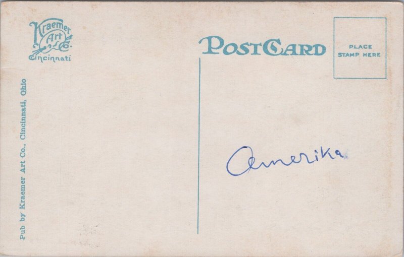 Post Office and Atlas Bank Building Cincinnati Ohio Vintage Postcard C074