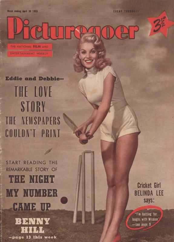 Picturegoer Benny Hill Belinda Lee Fernando Lamas 1955 Magazine