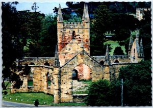 Postcard - The historic Port Arthur Church - Port Arthur, Australia