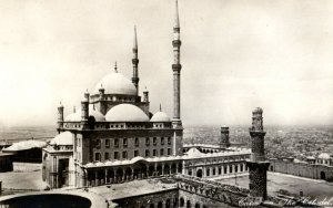 C. 1920's The Citadel Cairo Egypt RPPC Real Photo Vintage Postcard Z4