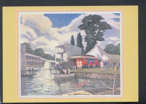 Postal History Postcard - Mobile Post Office at Henley Royal Regatta T7567