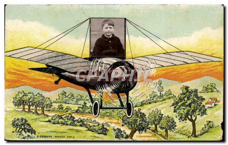 Old Postcard child Jet