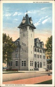 Richmond Kentucky KY Post Office Vintage Postcard