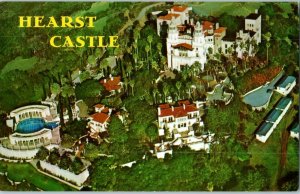 Aerial View of Hearst Castle William Randolph Hearst California Postcard