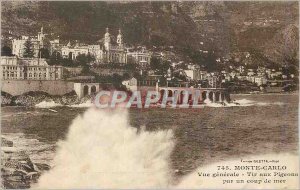 Old Postcard Monte Carlo Vue Generale Tir aux Pigeons by UnCoup Sea