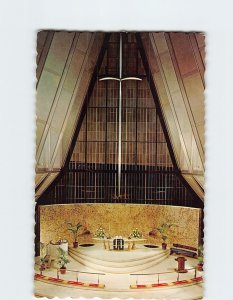 Postcard Interior view of Protestant Chapel, U.S. Air Force Academy, Colorado