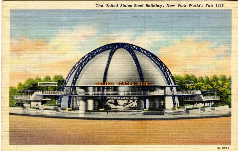 NY - 1939 New York World's Fair. U.S. Steel Building