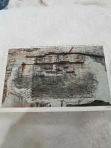 Vintage Photo Postcard, Stone Mountain Monument in Progress, Georgia