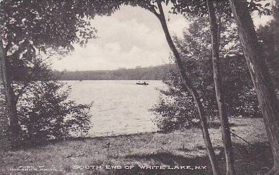 New York White Lake The South End Of White Lake Albertype