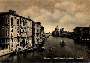 Italy Venezia The Grand Canal and Franchetti Palace