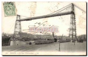 Old Postcard Rouen Transporter Bridge