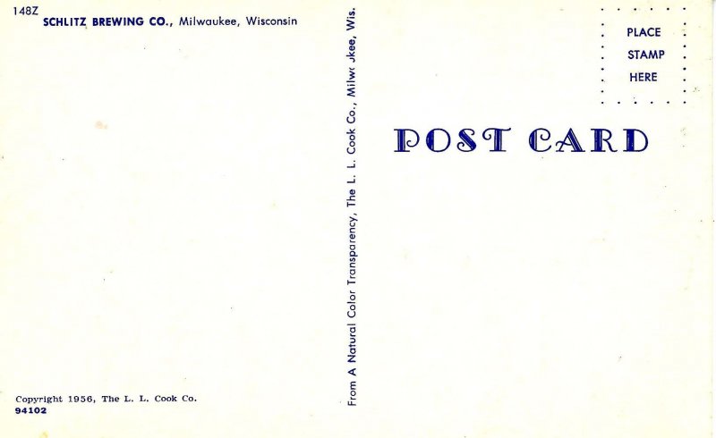 WI - Milwaukee. Schlitz Brewing Co. Plant