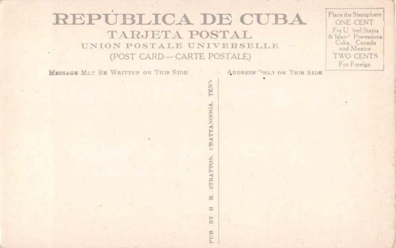 Havana Cuba Cabanas Fortress Cannons Antique Postcard J52808