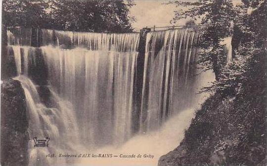 France Aix les Bains Cascade de Gresy