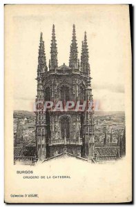 Old Postcard Burgos Crucero De La Catedral