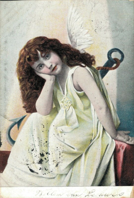 Beautiful Angel Vintage Postcard 03.45