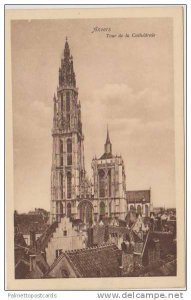 Birds Eye View, Tour de la Cathedrale, Anvers, Antwerp Belgium 1900-10s