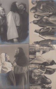Passionsspiel Oberammergau 1910 Antique Rare Old 4x Postcard s