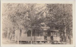 1949 JENKINS Minnesota Minn Real Photo RPPC Postcard PINEY RIDGE RESORT