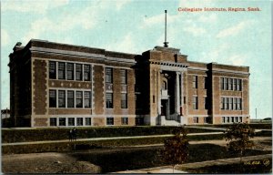 Postcard SK Regina Collegiate Institute Valentine & Sons Publishing ~1910 K50