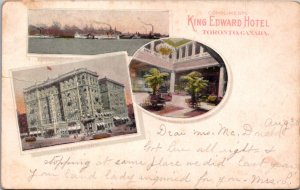 Postcard Multiple Views of King Edward Hotel in Toronto, Canada