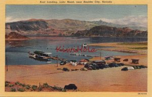 Postcard Boat Landing Lake Mead near Boulder City Nevada NV