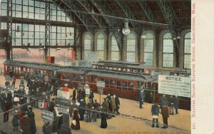 Sullivan Square Elevated Station, Charlestown, MA.,Very Early Postcard, Unused