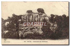 Old Postcard Nice Cascade du Chateau