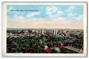 c1920's Chattanooga Tennessee Birds Eye View From Cameron Hill Building Postcard