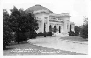 Fort Sam Houston Texas Post Chapel Real Photo Vintage Postcard AA53848